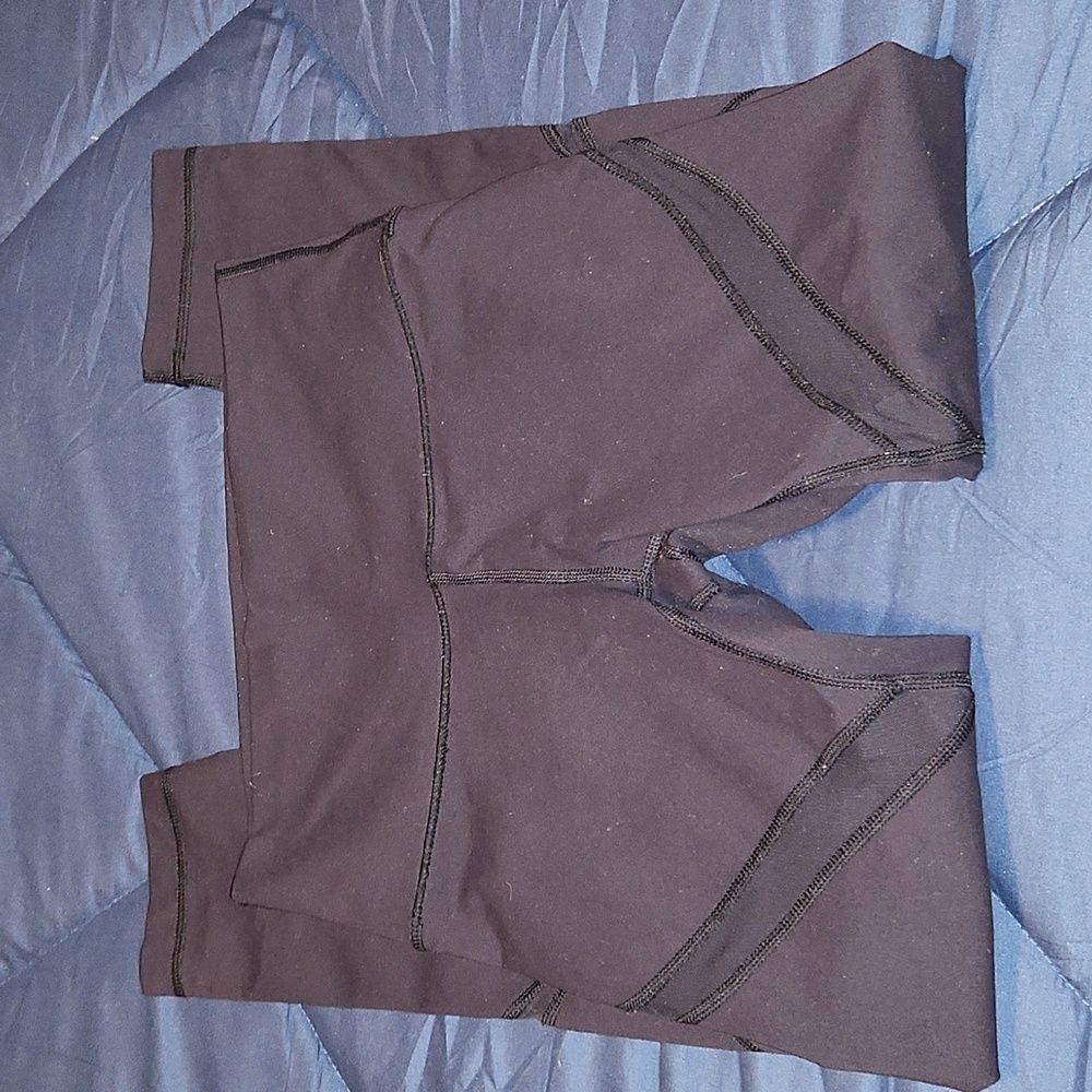 Lululemon leggings with 2 sheer panels